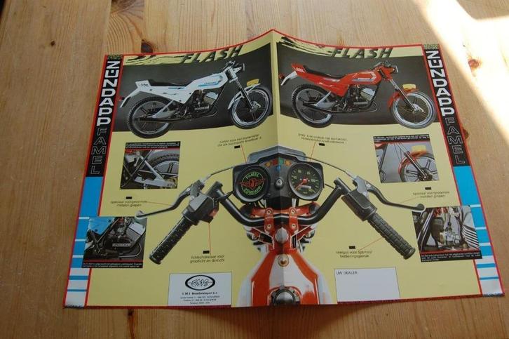 Zundapp Famel Flash, Fietsen en Brommers, Handleidingen en Instructieboekjes, Nieuw, Ophalen of Verzenden