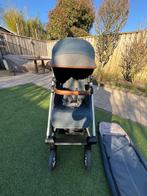 Mutsy Nexo buggy blauw bruin/cognac, nieuw frame + voetenzak, Kinderen en Baby's, Buggy's, Ophalen, Gebruikt, Overige merken, Voetenzak