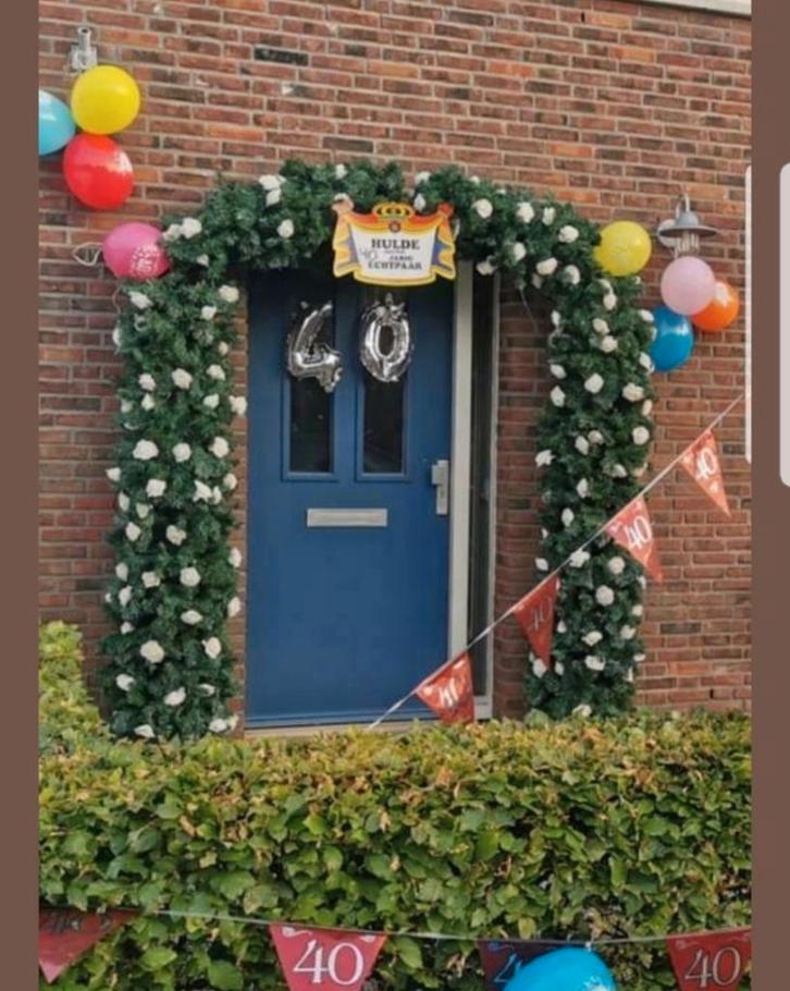 Trouwboog, jubileum boog, pensioen, verjaardag., Hobby en Vrije tijd, Feestartikelen | Verhuur, Ophalen of Verzenden