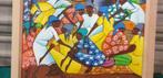 schilderij mensen , felle kleuren, Ophalen of Verzenden, 'T Olde Gre-j, Info@toldegrej.nl, Endepoelstraat 20f Didam