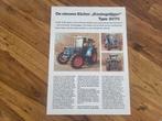 Tractor folder Eicher 2070 Koningstijger, Ophalen of Verzenden, Zo goed als nieuw
