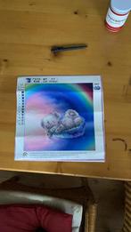 Diamond painting beertje in bootje, Ophalen of Verzenden, Zo goed als nieuw, Knutselwerk