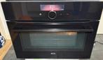 ZGAN  luxe AEG inbouw combi oven magnetron KMK861000B, Combimagnetron, Ophalen of Verzenden, Inbouw, 45 tot 60 cm