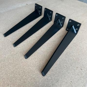 4x tafelpoten voor Salontafel Bijzettafel zwart beschikbaar voor biedingen