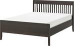 IKEA Bed Idanäs 180x200 cm + toebehoren ongebruikt, Huis en Inrichting, Slaapkamer | Bedden, Ophalen, Bruin, Tweepersoons, Zo goed als nieuw