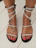 "SPIRAAL" Sandalen, Ophalen, Zwart