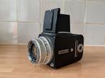 Hasselblad 500CM + A12 6x6 Film Back Magazine + C 80mm Lens, Ophalen of Verzenden, Gebruikt