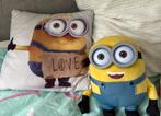 Bob minion knuffel en kussentje, Ophalen of Verzenden, Nieuw, Overige typen