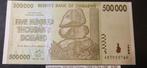 bankbiljet Zimbabwe 500.000 Dollars 2008 P76a UNC, Ophalen of Verzenden, Zimbabwe