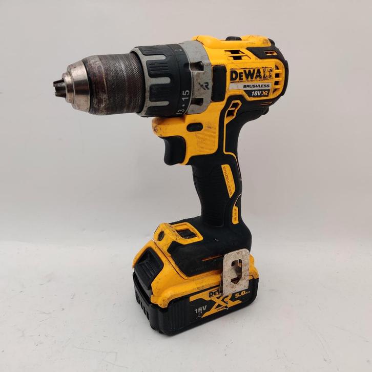 DeWalt DCD791Schroefboormacine met 18V 5.0Ah accu €149.99, Tuin en Terras, Kruiwagens, Zo goed als nieuw, Ophalen of Verzenden