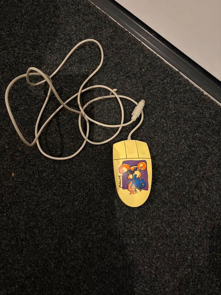 Herman Brood computermuis, Computers en Software, Muizen, Gebruikt, Muis, Rechtshandig, Bedraad, Ophalen of Verzenden