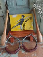 Vintage gymnastiek pakje in org doos en oude turn items, Ophalen of Verzenden