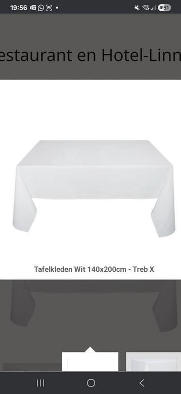 Wit en zwart tafel kleden 