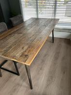 Houten eettafel 4 personen, Huis en Inrichting, Gebruikt, 200 cm of meer, Rechthoekig, 50 tot 100 cm