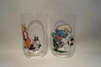 Smurf en Sylvester & Tweety 1974 Glazen, Verzamelen, Ophalen of Verzenden, Looney Tunes, Zo goed als nieuw, Beeldje of Figuurtje