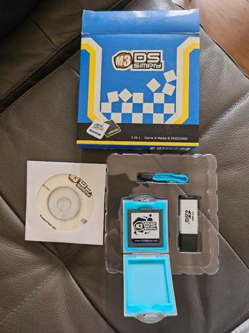 M3 DS Simply 3-in-1 Cartridge + USB Adapter & CD – in doos! beschikbaar voor biedingen