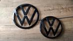 Volkswagen set zwarte overzet emblemen voor en achter, Ophalen of Verzenden, Nieuw