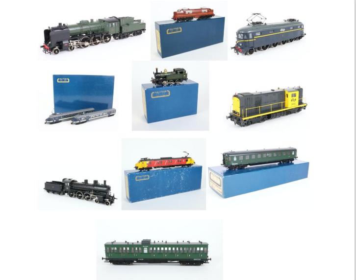 10x Philotrain, Hobby en Vrije tijd, Modeltreinen | H0, Zo goed als nieuw, Locomotief, Gelijkstroom, Overige merken, NS, Ophalen of Verzenden