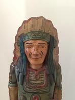 Houten Indianenbeeld, Antiek en Kunst, Ophalen