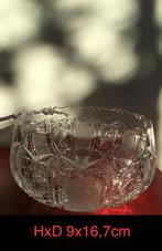 Vintage schaal kristallen glas Tsjechië jaren’60 wondermooi, Ophalen of Verzenden, Overige stijlen, Glas, Schaal of Schalen