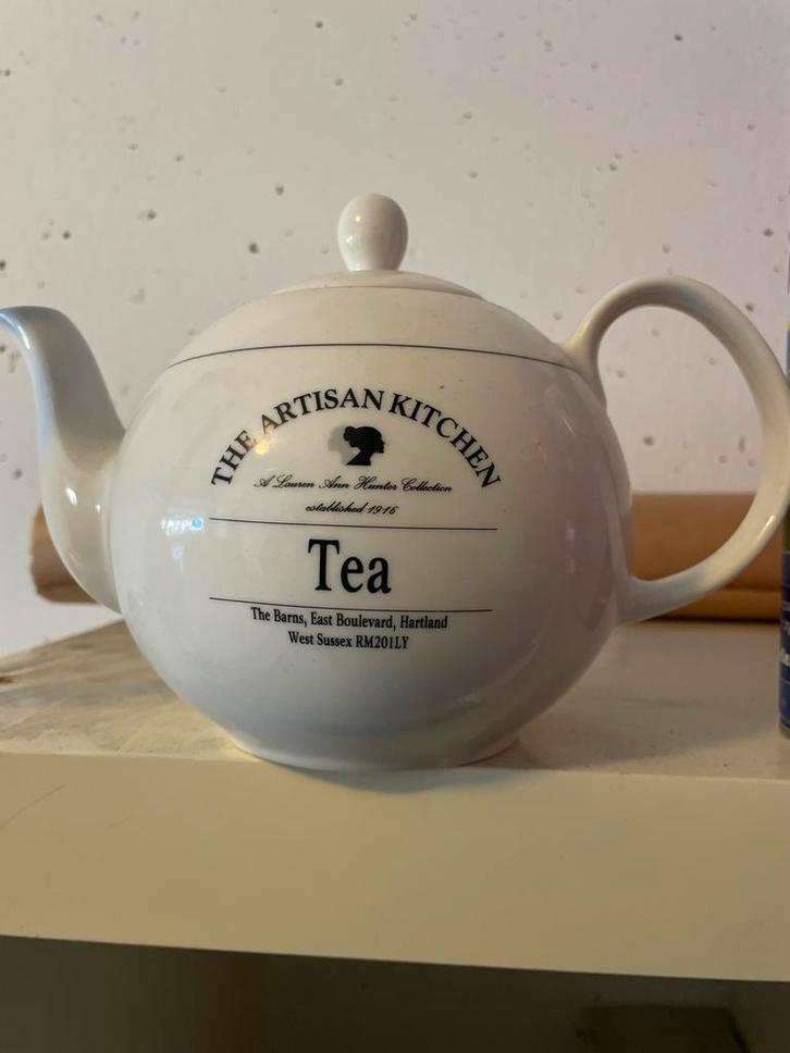 The Artisan Kitchen Theepot - Lauren Ann Hunter Collectie, Huis en Inrichting, Keuken | Servies, Zo goed als nieuw, Overige typen