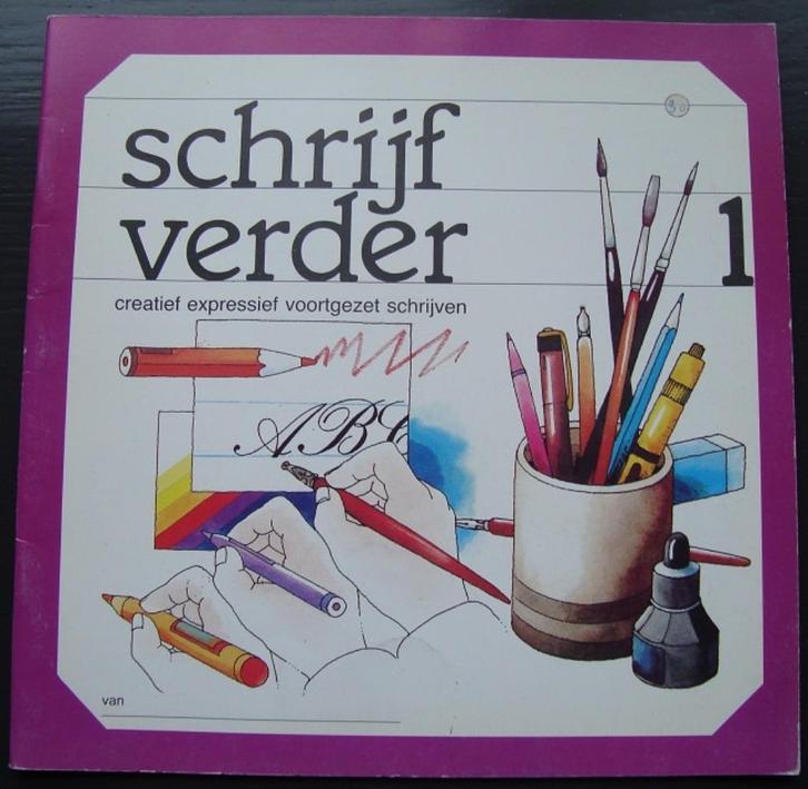 Schrijf verder deel 1 & 2 - samenstelling; drs. A. van Engen, Boeken, Schoolboeken, Zo goed als nieuw, Overige vakken, Overige niveaus