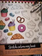 Sketch colouring book 24 vellen met ringband, Hobby en Vrije tijd, Tekenen, Ophalen of Verzenden, Nieuw