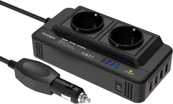 Travli Omvormer 12v 230v - Autolader - Draagbare omvormer, Hobby en Vrije tijd, Elektronica-componenten, Nieuw, Ophalen of Verzenden