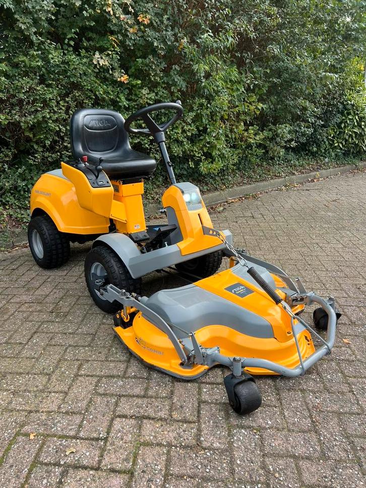 Stiga park exellent, Tuin en Terras, Zitmaaiers, Gebruikt, 90 tot 120 cm, Elektrische starter, Mulchfunctie, Ophalen of Verzenden