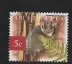 Fauna - Dieren - Opossum - Australie - 5c - gebr, Ophalen of Verzenden, Gestempeld, Dier of Natuur