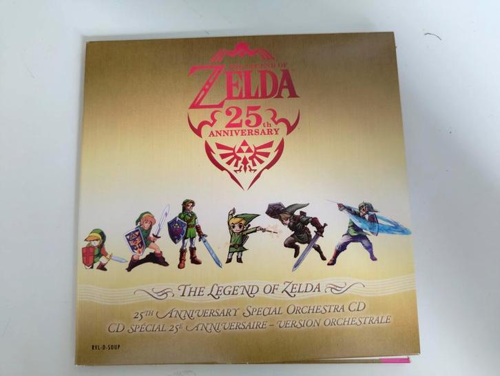 Zelda 25 Jaar Anniversary Orchestra CD - Speciale Editie, Cd's en Dvd's, Cd's | Filmmuziek en Soundtracks, Zo goed als nieuw, Boxset