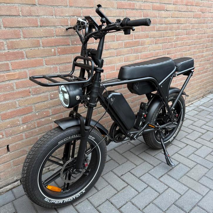 Fatbike Ouxi V8 Max dubbele accu, leuke opties NIEUWSTAAT!, Fietsen en Brommers, Elektrische fietsen, Zo goed als nieuw, Overige merken