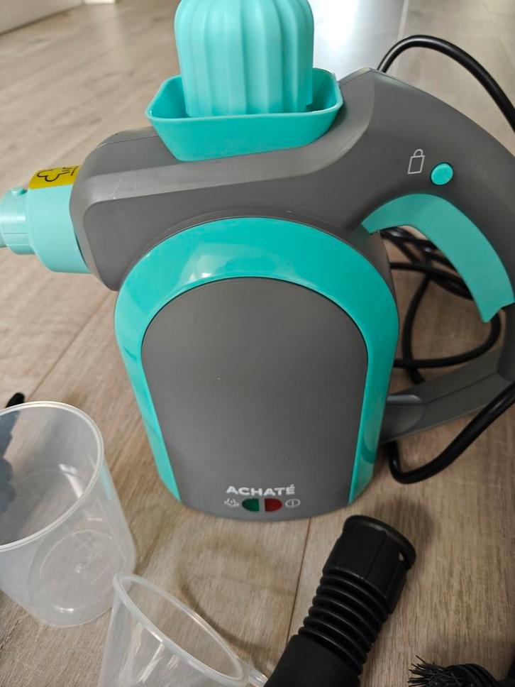 Achate Handstoomreiniger - Extra stoomdoekjes!, Witgoed en Apparatuur, Stofzuigers, Nieuw, Overige typen, Minder dan 1200 watt