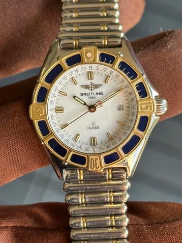 Breitling Lady J 31mm Steel Gold, Watch only worn! beschikbaar voor biedingen