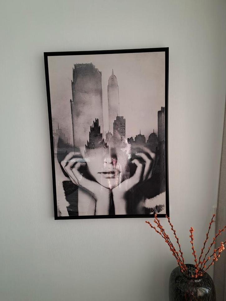 Kunstwerk Coco Maison, Huis en Inrichting, Woonaccessoires | Schilderijen, Tekeningen en Foto's, Zo goed als nieuw, Schilderij