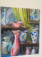 Groot olieverf schilderij, Ophalen