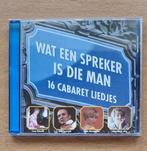 Wat Een Spreker Is Die Man, 16 cabaretliedjes, Cd's en Dvd's, Cd's | Nederlandstalig, Verzenden, Zo goed als nieuw, Overige genres