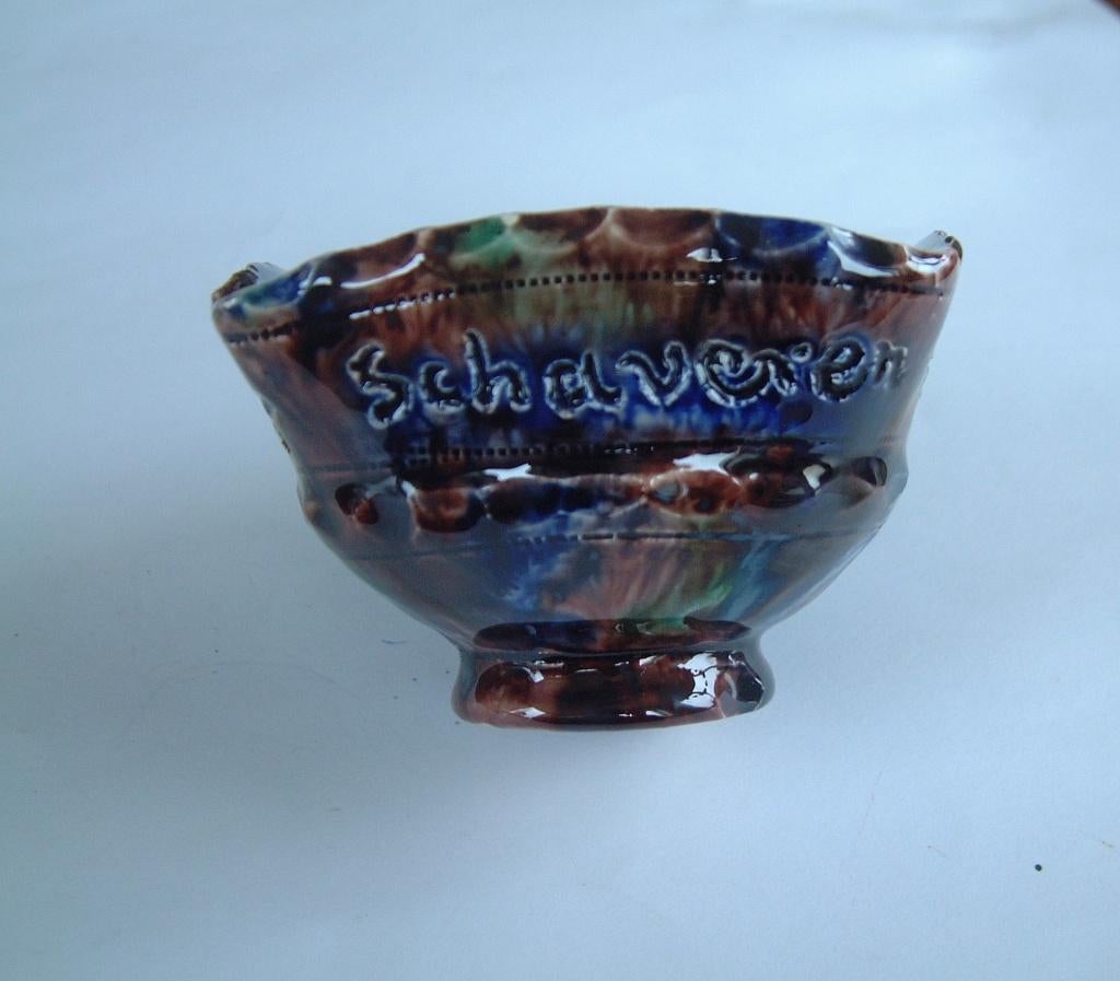 Gaaf oud kerfsnede testje Schaveren, Ophalen of Verzenden, Gebruikt