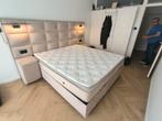 boxspring met opbergruimte, 90 cm, Eenpersoons, Nieuw, Ophalen of Verzenden
