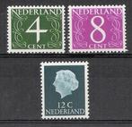 Nvph 774-76 postfris cw 6,50, Postzegels en Munten, Postzegels | Nederland, Ophalen of Verzenden
