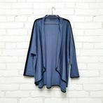 Nieuw: Trine Kryger Simonsen Vest Mt L Staalblauw Zwart Open, Trine Kryger Simonsen, Maat 42/44 (L), Nieuw, S