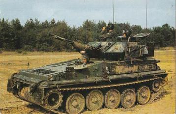 MILITAIR TANK SCOPION UIT 1982 MOOIE OUDE KAART KJ56 beschikbaar voor biedingen
