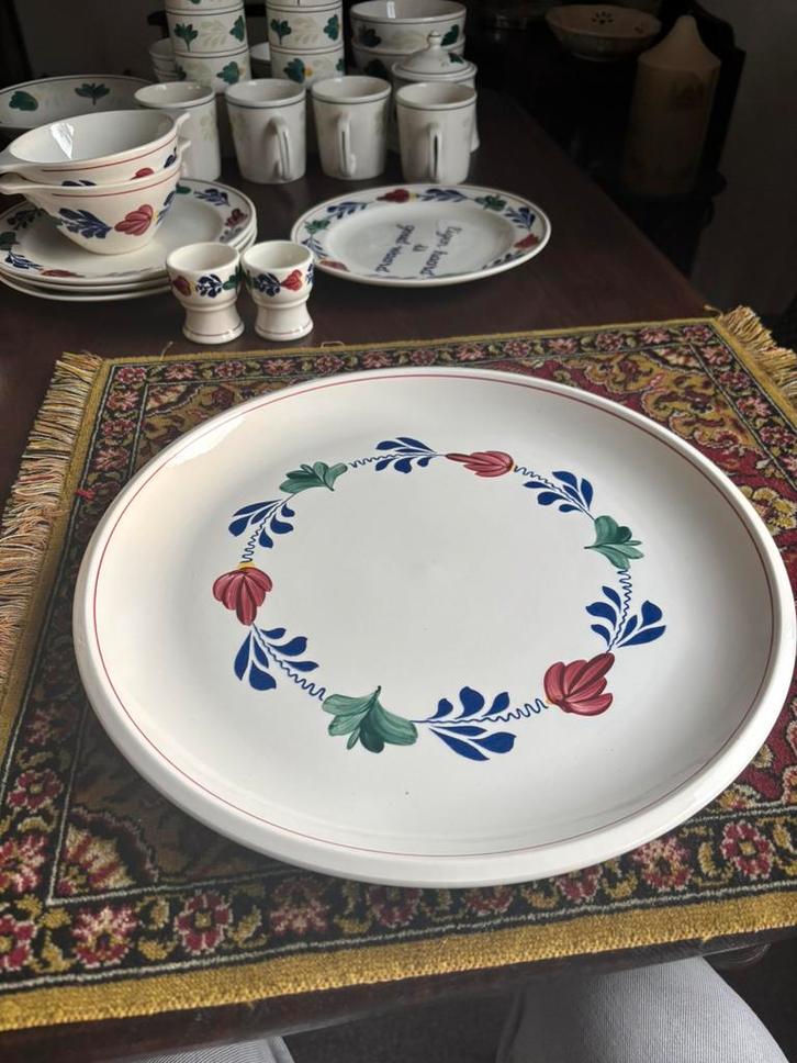 Taartschaal boerenbond, Antiek en Kunst, Antiek | Servies compleet, Ophalen of Verzenden