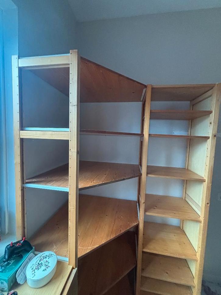 Lundia hoekkast, Huis en Inrichting, Kasten | Stellingkasten, Gebruikt, Ophalen