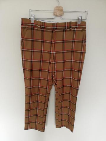 Pantalon /chino H&M  bruin geruit maat 38/M lengte 30 beschikbaar voor biedingen