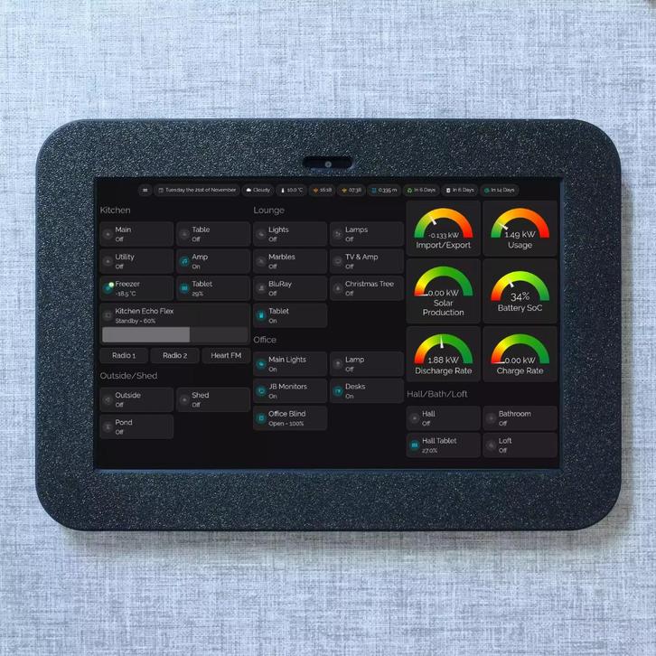 Amazon Fire HD10 2023  wall mount / muur beugel / ophang, Computers en Software, Tablet-hoezen, Nieuw, Bescherming voor- en achterkant
