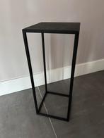 Intratuin bijzettafel Ova zwart 	19 x 19 x 50, Ophalen of Verzenden, Zo goed als nieuw