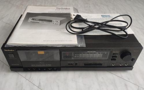 Technics RS-B205 Stereo Cassette Deck zwart vintage 1988, Audio, Tv en Foto, Cassettedecks, Ophalen