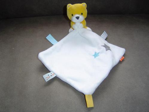 Hema doekje met beertje en labels nieuw, Kinderen en Baby's, Speelgoed | Babyspeelgoed, Nieuw, Overige typen, Ophalen of Verzenden