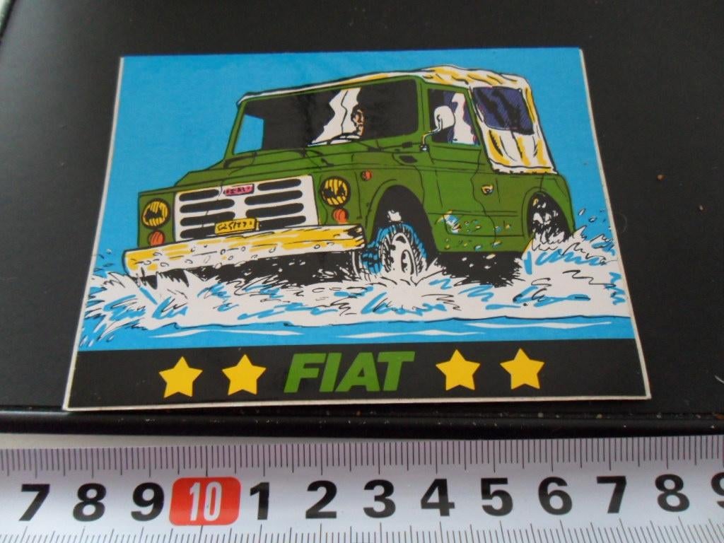 sticker FIAT  4x4 *, Ophalen, Zo goed als nieuw